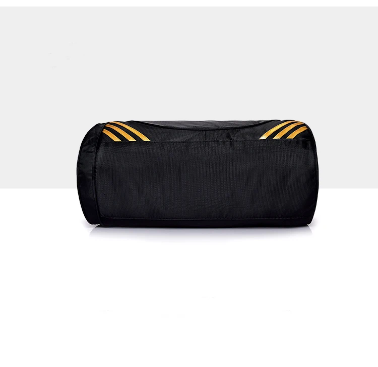 Zip Large Round Barrel Travel Polyester Custom Cheap Duffle Sports Bag For Women Girls