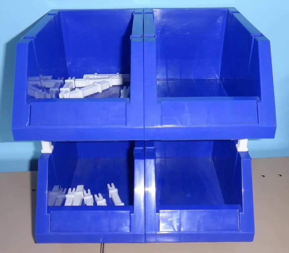 
High Quality Stackable plastic storage Wholesale Square Warehouse Combinative Stackable Plastic Storage Boxes Bins 