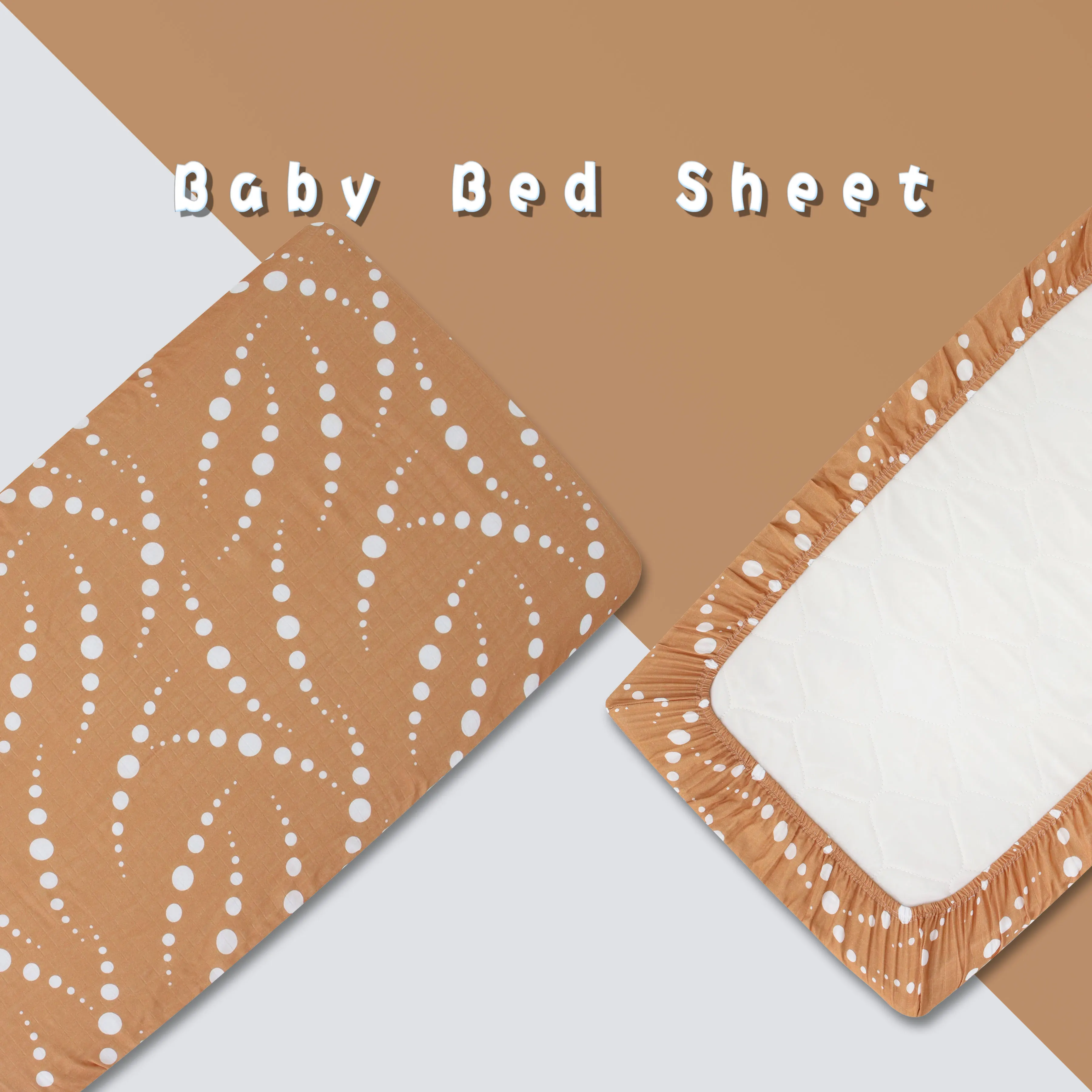 Organic Bamboo Cotton Nappy Change Easy Disassembly Muslin Baby Fitted  Crib Bed Sheet