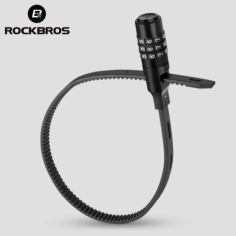 Велосипедный кодовый замок ROCKBROS умный ремень безопасности с паролем защитой от кражи для электровелосипеда