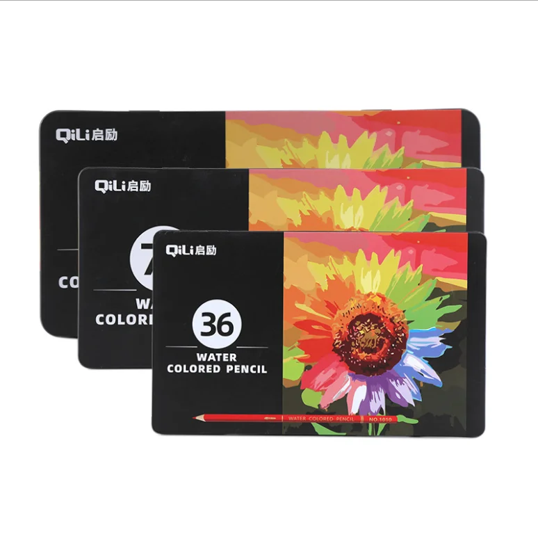 Best Selling  36/72/120colors Professional Artists Tin box Art Set Soft Core Colored Pencils For Adult Kids Coloring Sketching