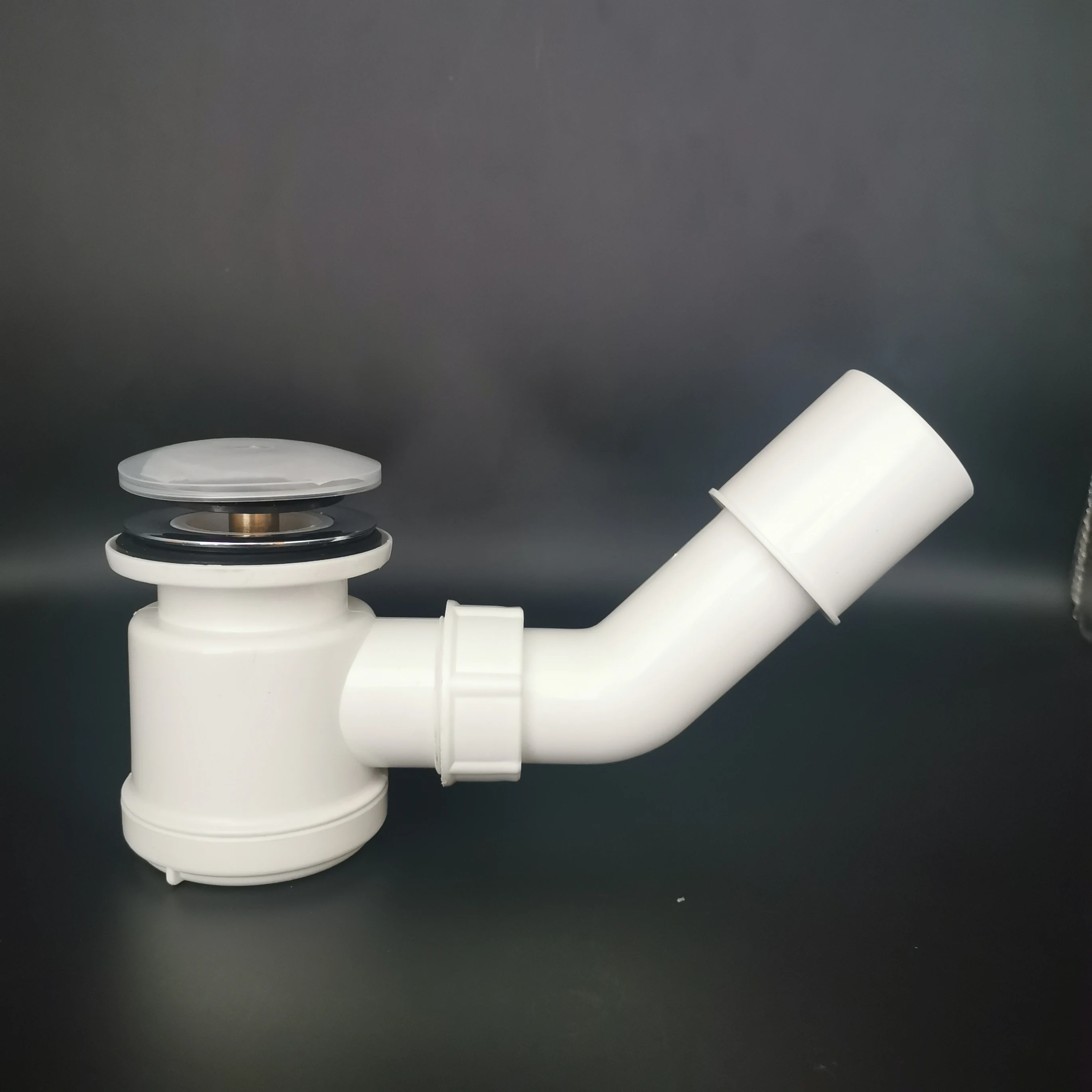 Белый Слив для ванной и душа без перелива