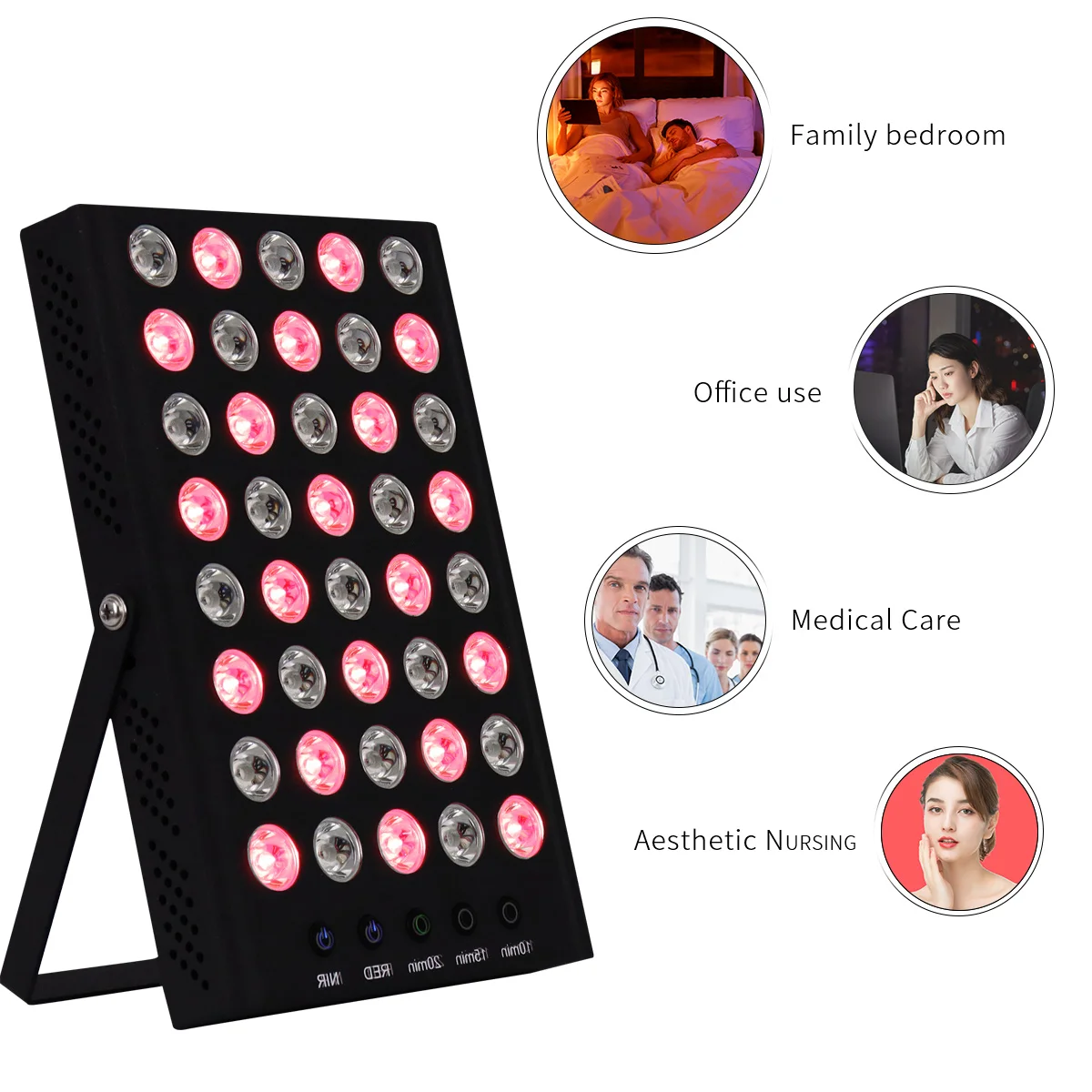 SODOLUX ODM OEM Dual 5W LED Chip High Irrandiance 660nm 850nm 200W Red Light Therapy for Skin