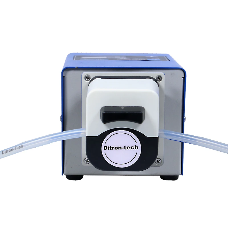 Ditrontech high precision small digital display speed regulation laboratory peristaltic chemical pump dc 12v dosing pump