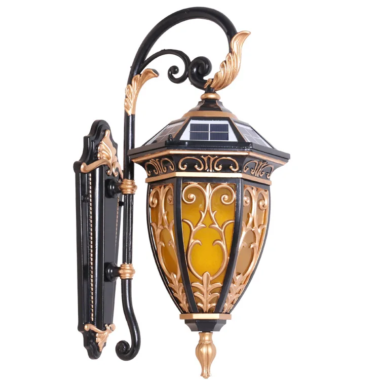 2023 Outdoor Wall Mounted Outdoor LED solar power decoration stair step fence lamp solar led garden wall lights