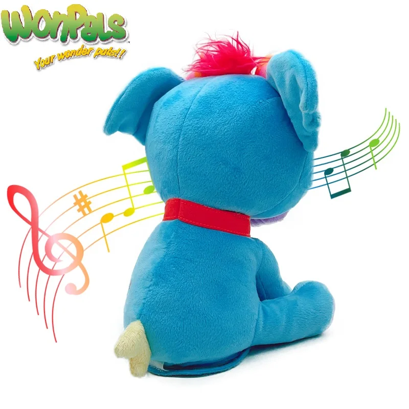 Wonpals- Blue Electric Plush Toy Singing Dancing Customization Stuffed Animals Anime Plush Dog Toy