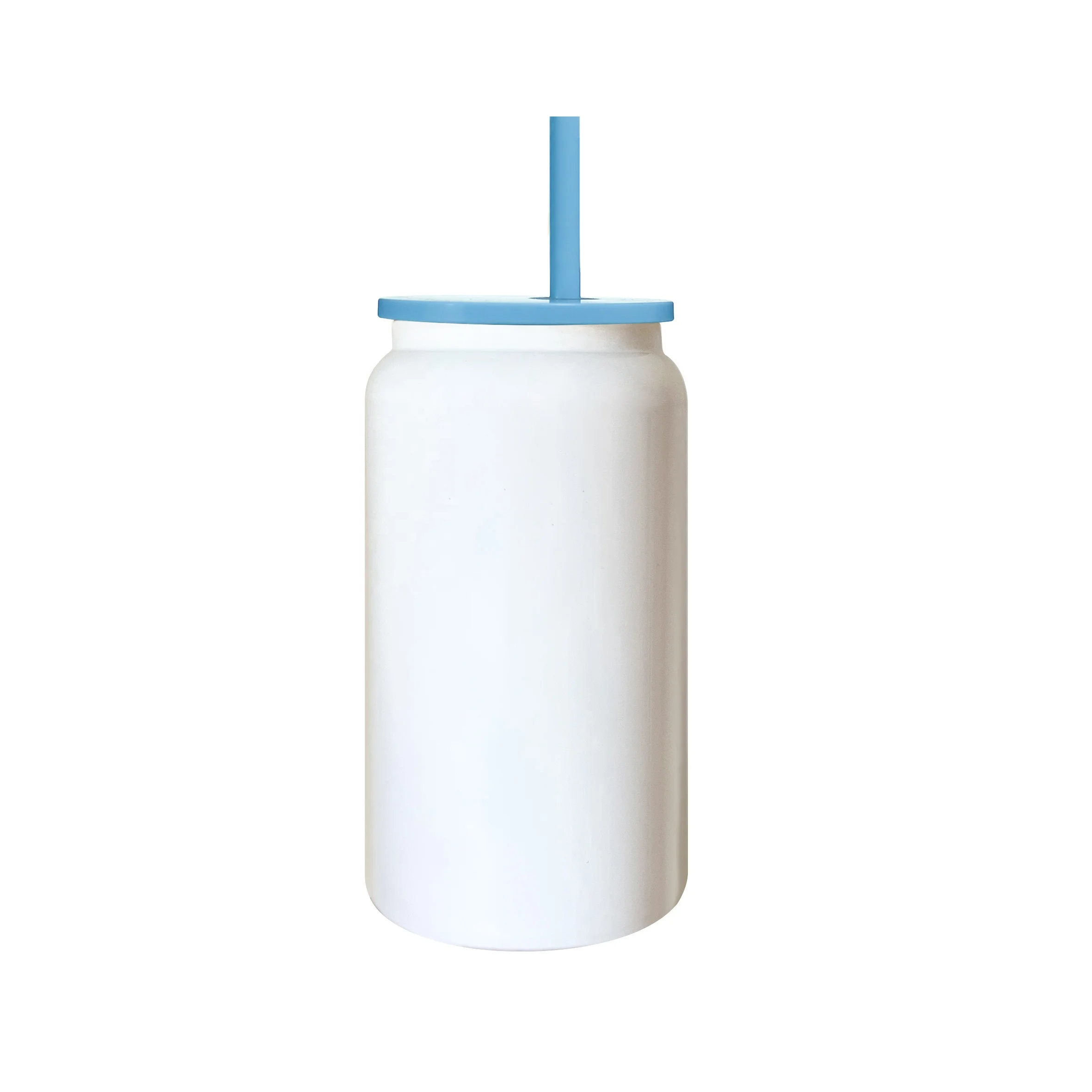 A mazon hot sale 16oz double walled sublimation stainless steel tumbler sublimation soda can sublimation beer can