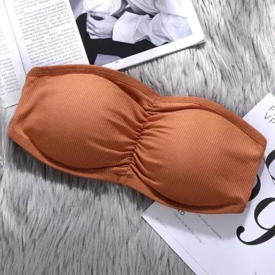 Женский Бесшовный Бюстгальтер-бандо без бретелек