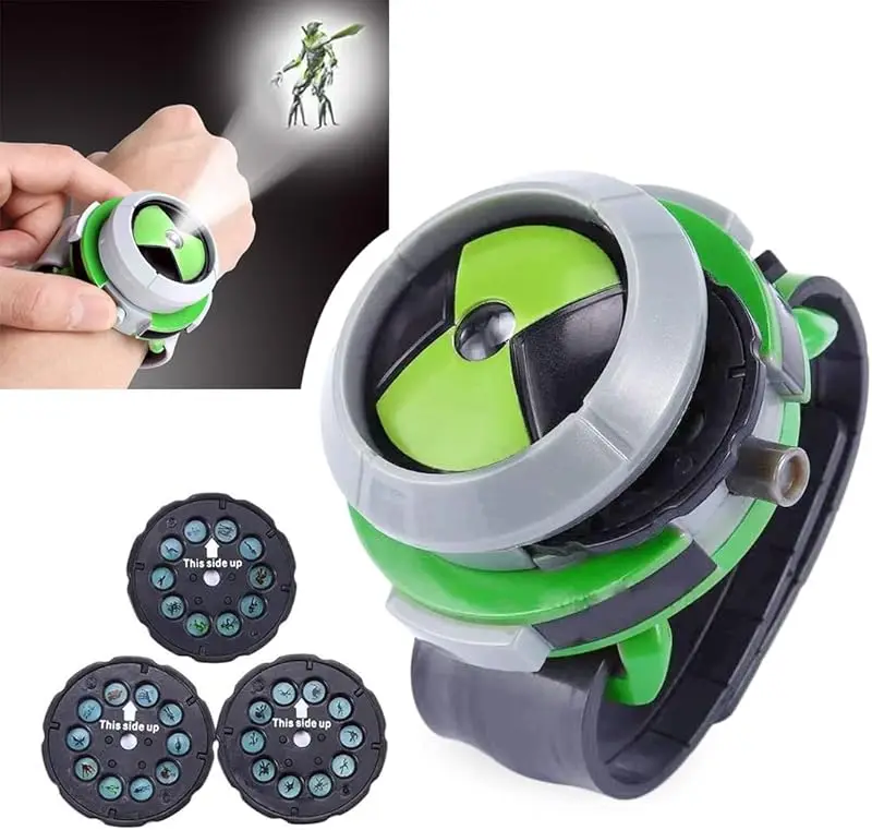 2024 Hot Selling High End Fancy Super Heros American Captains Action Figures Ben 10 Kids Projection Watch