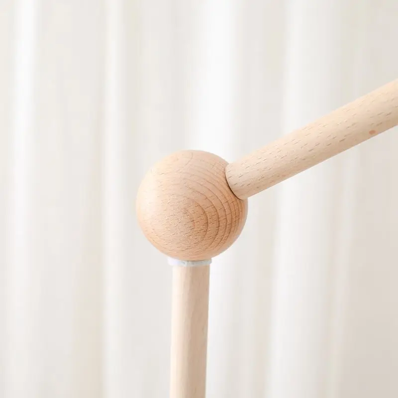 OEM  New Products  Cartoon Bell Bracket Baby Bed Bell Wooden Baby Cot Mobile Wooden Mobile Holder For Bed