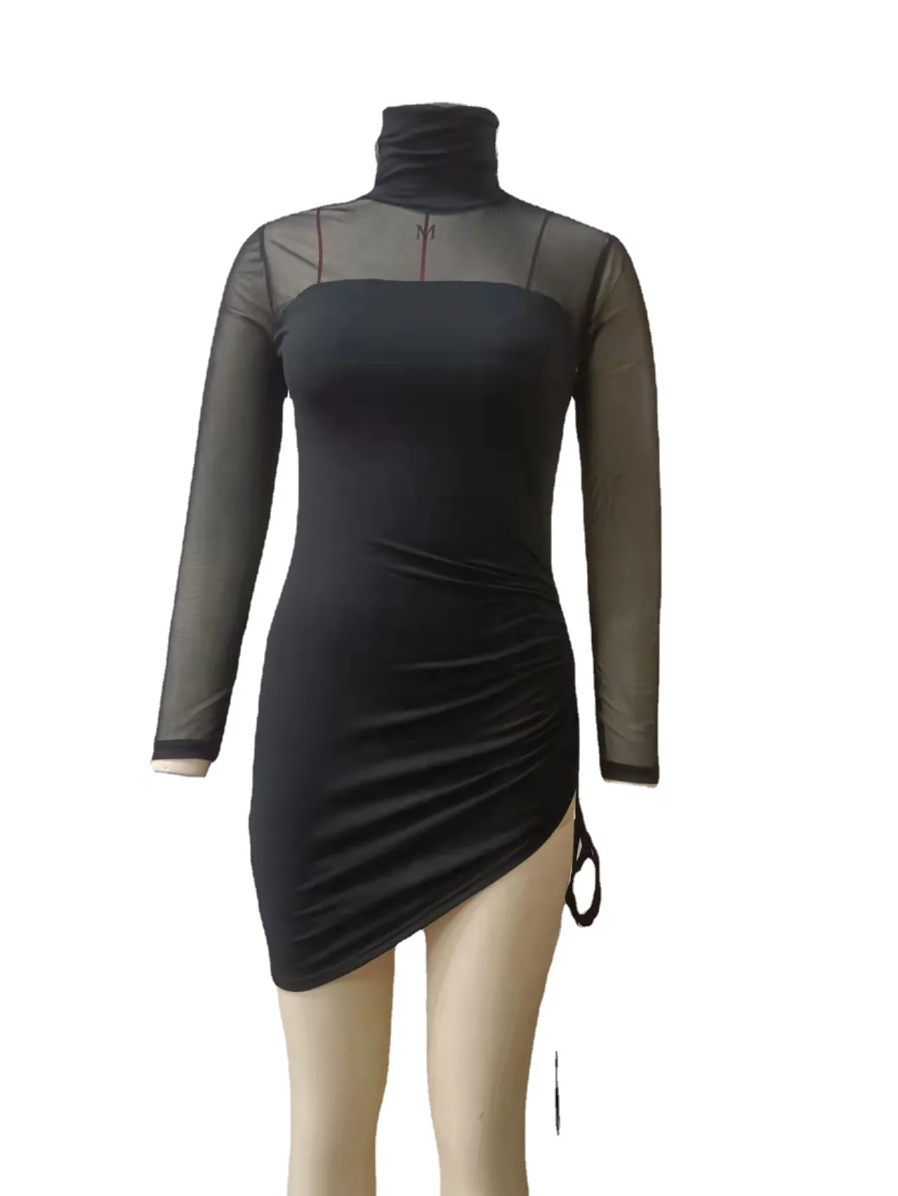 Tixu European and American sexy slim black dresses luxury designer clothes wholesale