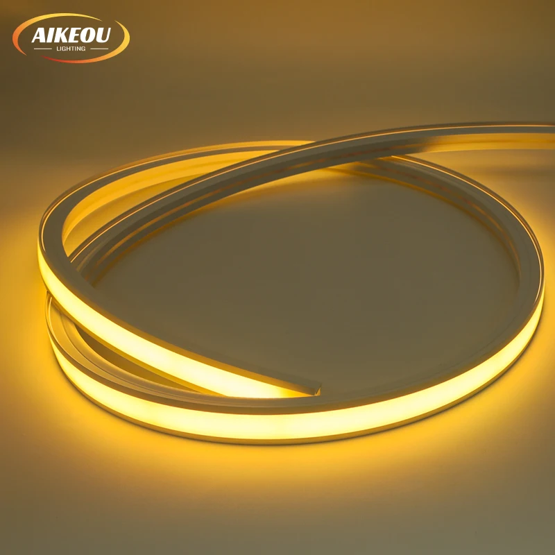 Outdoor indoor 12*12mm Black Flexible Silicone Led Neon Smart Lighting 24v 12v Rgb Led Neon Strip IP65 Silicone Light Strip