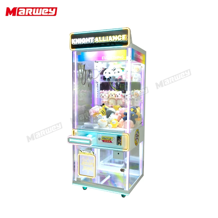 OEM ODM Cheap Dolls Catcher Crane Game Machine Popular Coin Operated Commercial Arcade Toy Transparent Claw Machine