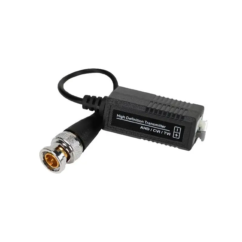 CCTV Passive HD-CVI/TVI/AHD Video Balun with Pigtail for CAT5 CAT6 and IP Analogue