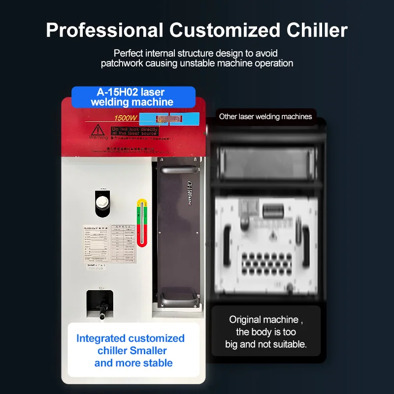 1500W Handheld Downward Pressure Type Cantilever Laser Welding Machine For Lithium Battery Packing Battery Welder