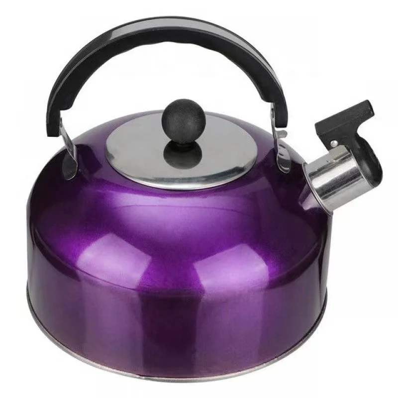 hot selling 3L stainless steel fast heating colorful gas kettle induction oven water-boiling kettle travel kettle