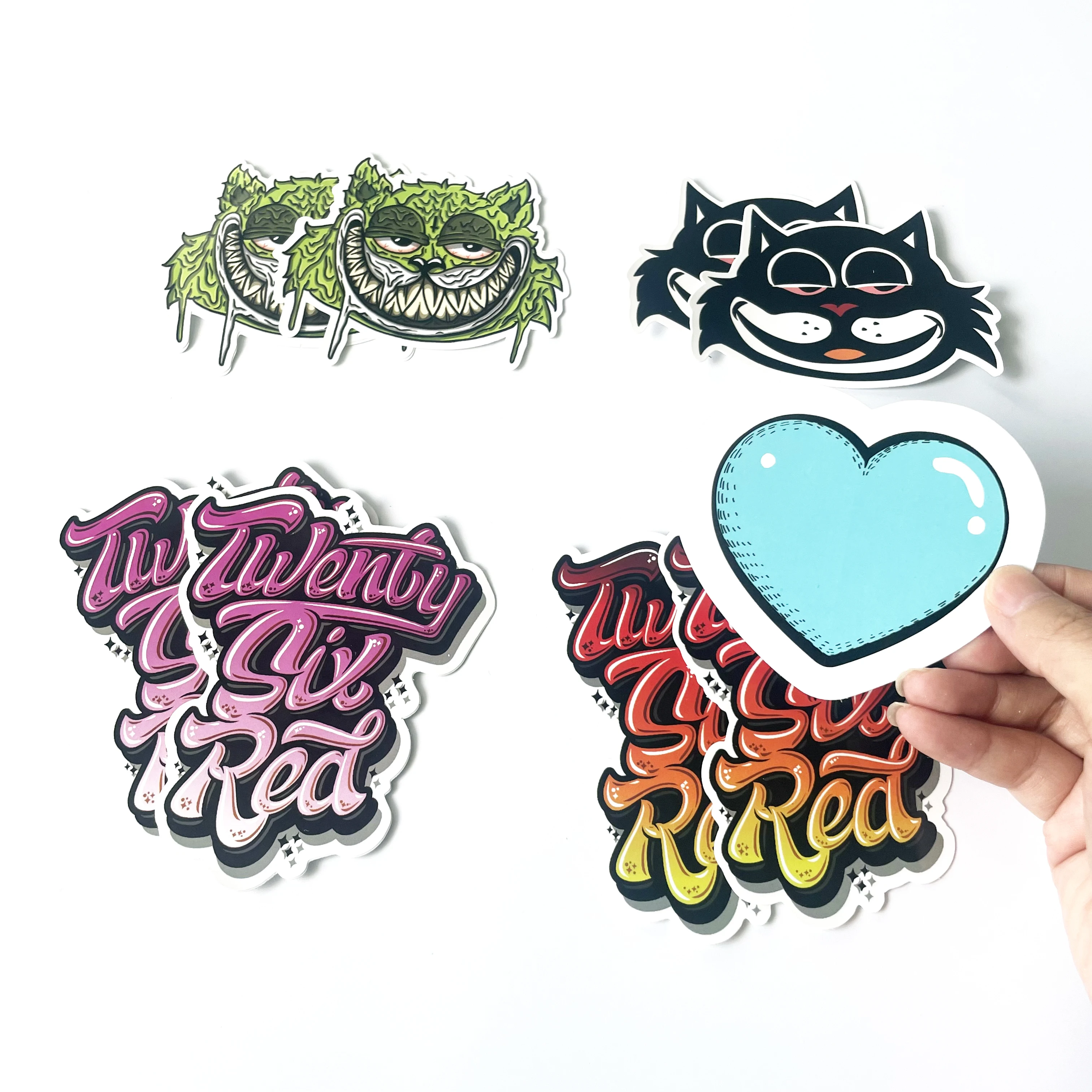 Self Adhesive Stickers Custom Designs Printing Waterproof Vinyl Stickers Die Cut Adhesive PVC Label Sticker