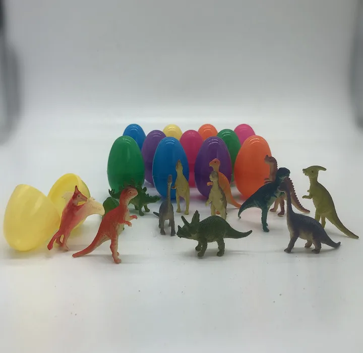 best sale factory selling plastic easter egg dinosaur Filled Easter Eggs for children
