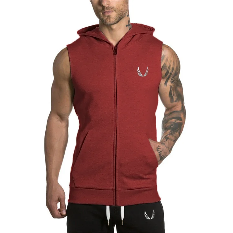 
Wholesale Design Your Own Sweat 2019 Custom Design Sports Mens Plain Waistcoat 