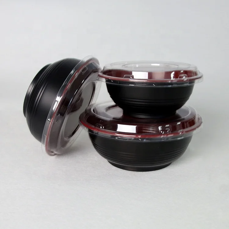 Wholesale Food Containers Disposable Bio Custom Design Bowl Rice Salad Soup Takeaway Plastic Bowl