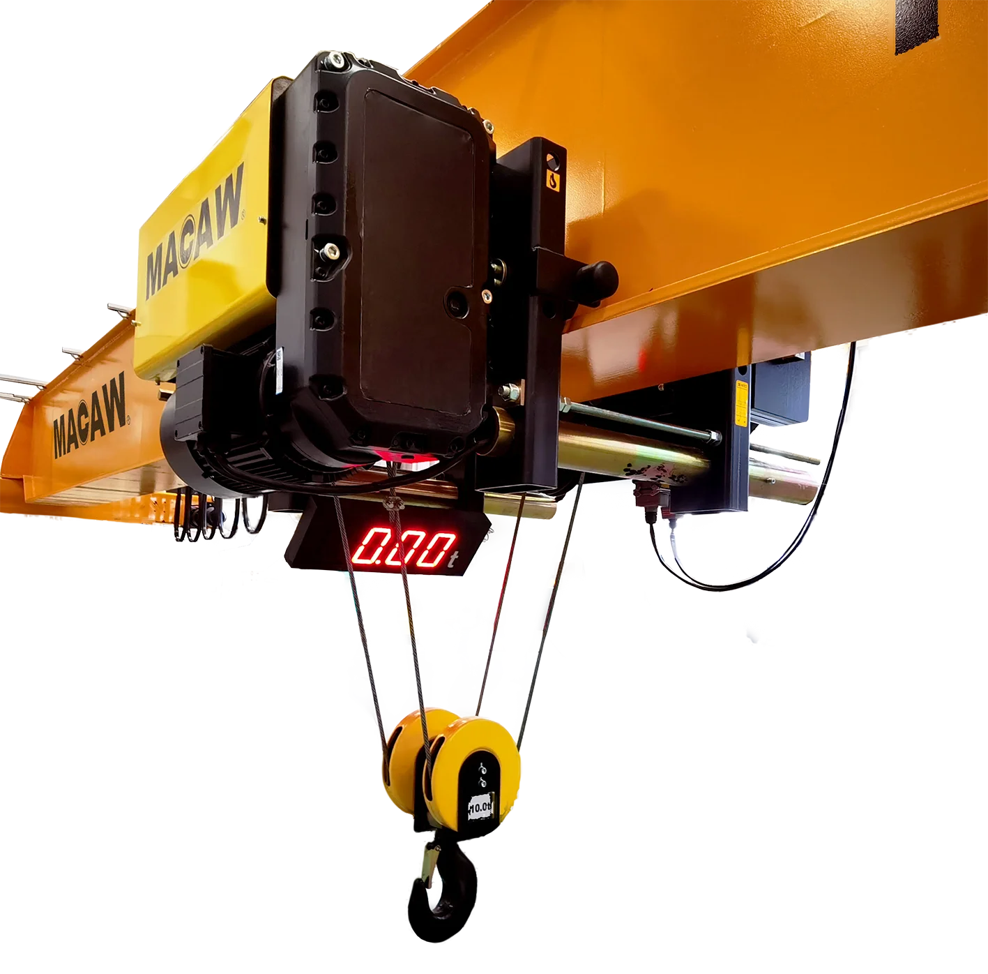 Promotion 10 ton Europe Style Wire Rope Electric Hoist 10 ton With ABM Style Geared Motors For Single Girder Crane