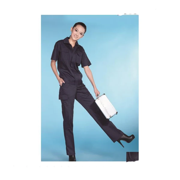 
Best selling Factory Men And Women Comfortable Uniform Short sleeve work clothes 