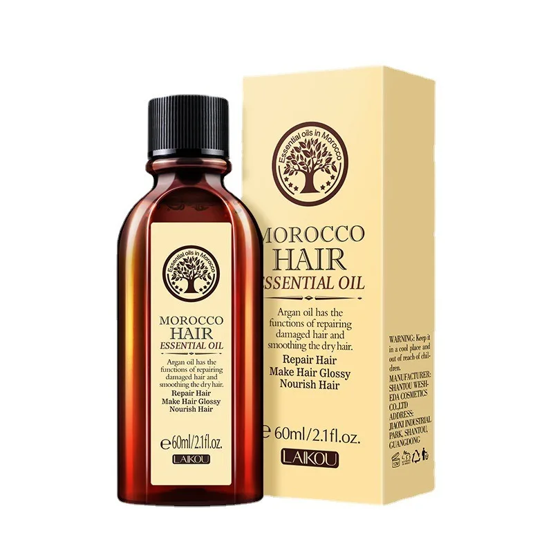 Natural Moroccan Oil Hair Products Argan Oil Serum for Repair Treatment Frizzy Curly All Hair Types