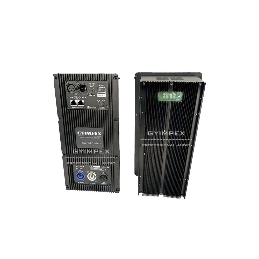 High power amp module DSP168 class d 1 in 1 out 800w 1200w 24Bit 48KHZ Professional Power Module For Active Speakers