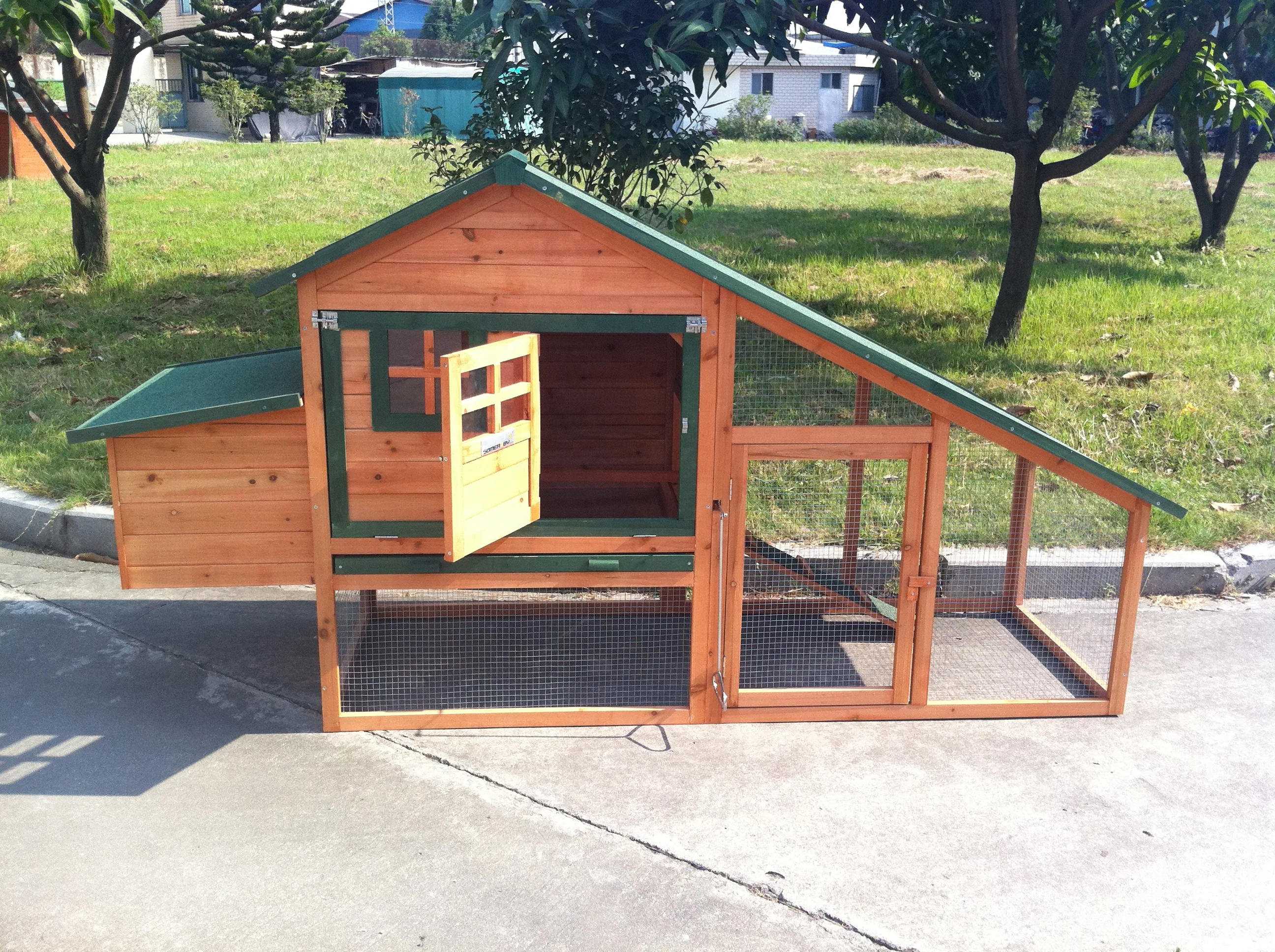 Large run hot-selling wooden chicken coop