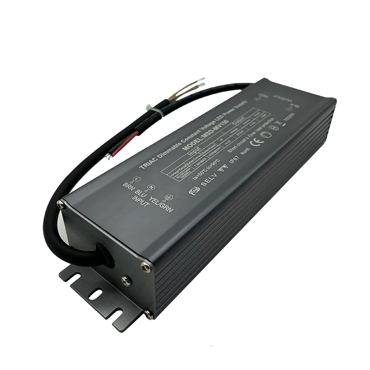 150w Output Switching Power Supply 24V ip67 Triac Dimmable led driver