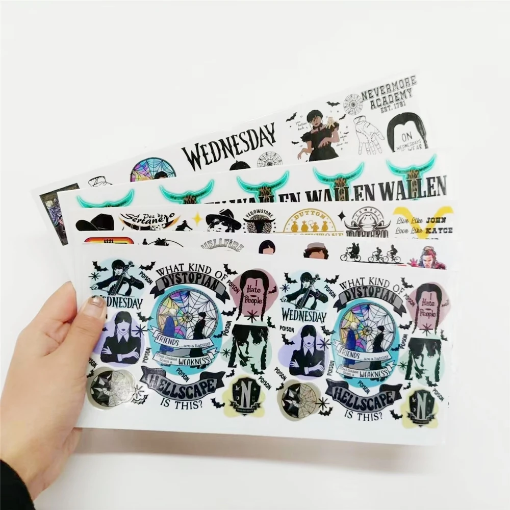 Zchain  Water proof No MOQ uv dtf cup wrap transfers sticker  for Cups Tumblers