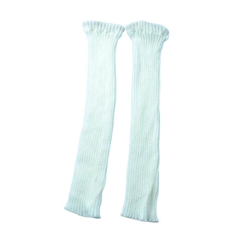 Hot Japanese Lolita Sweet Girl Leg Warmer Knit Socks Wool Ball Knitted Foot Cover Cosplay Women Autumn Winter Punk Socks