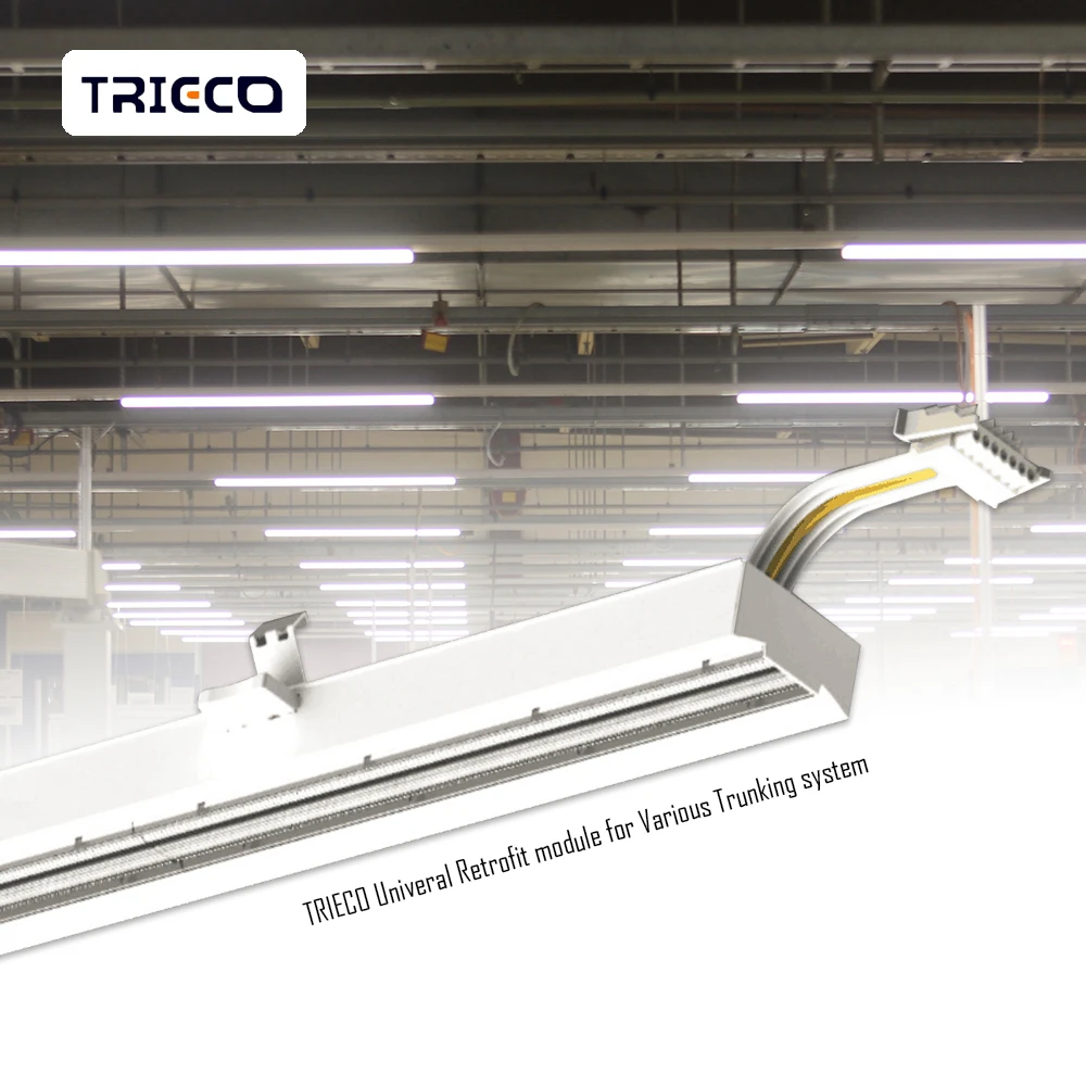 ENEC fast installation T8 T5 replacement led tube linear trunking system led ceiling lights