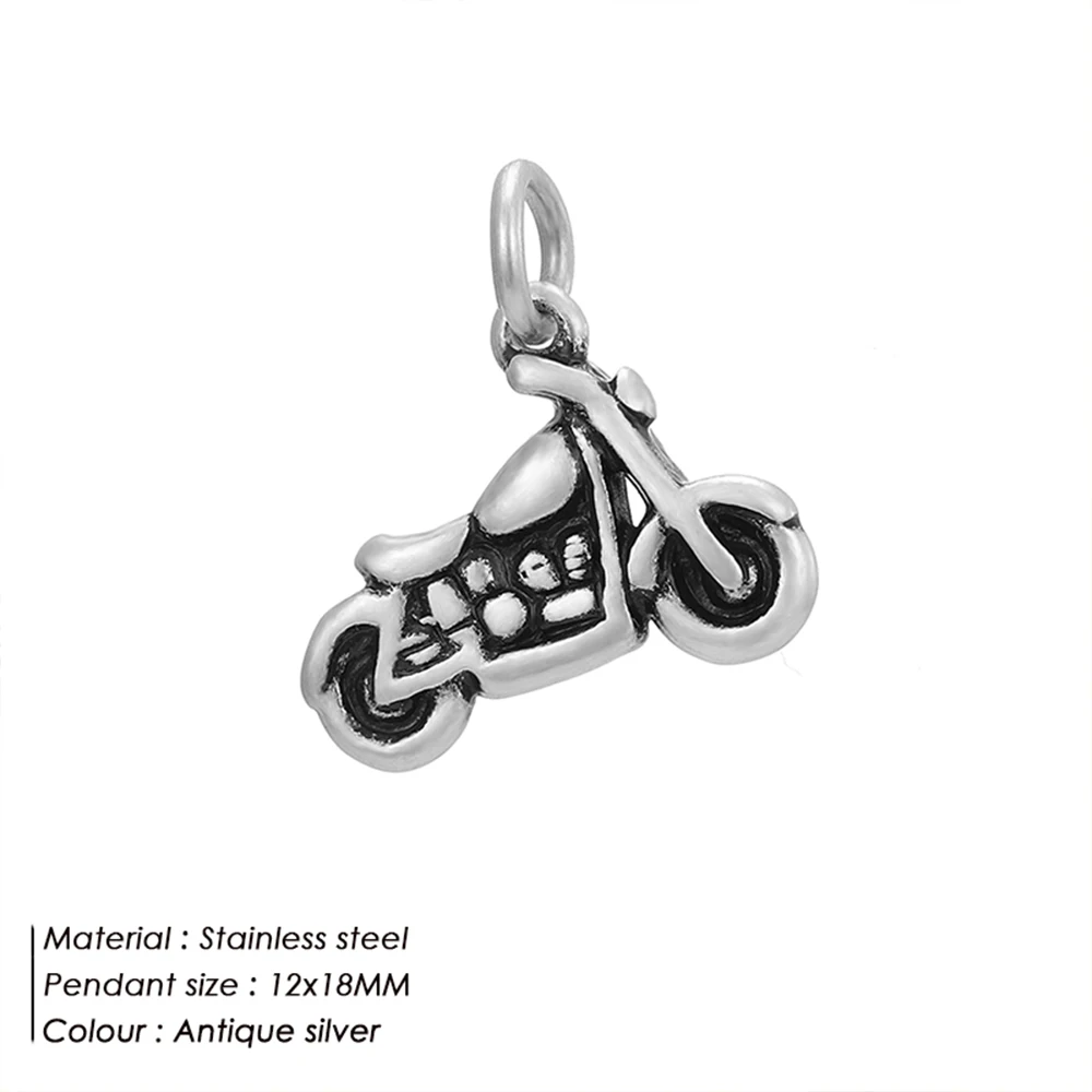 Wholesale 316 l stainless steel airplanes boats cameras earth motorcycles shaped designer DIY jewellery small charms bulk