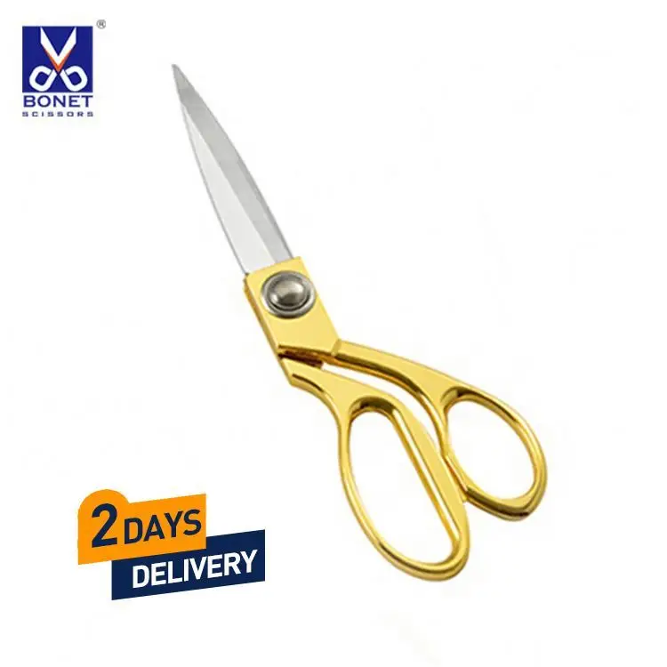 Amazon Top Seller Stainless Steel Sharp Dressmaker Sewing Cutting Shears Fabric Tailor Scissors Embroidery Scissors