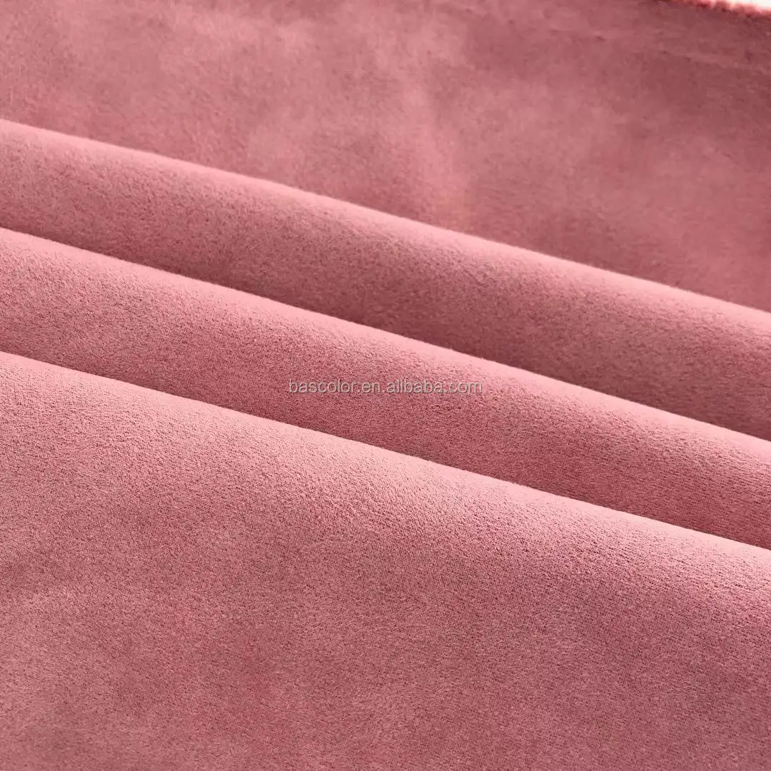 2021 china best sale suede microfiber fabrics in rolls for skirt