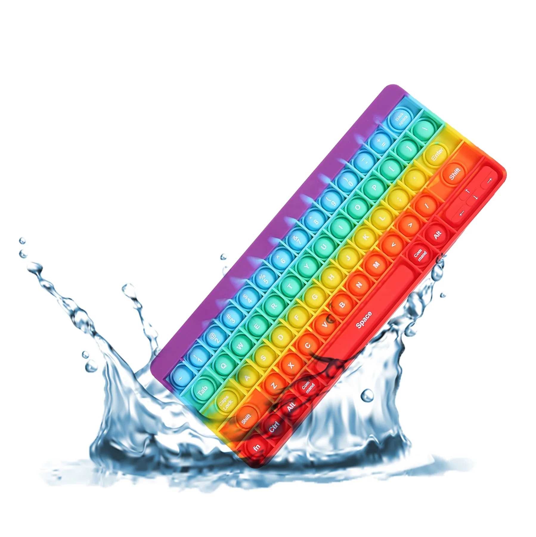 Wholesale Sensory Stress Relief Bubble Pop Keyboard Fidget Toy For Kids Adult