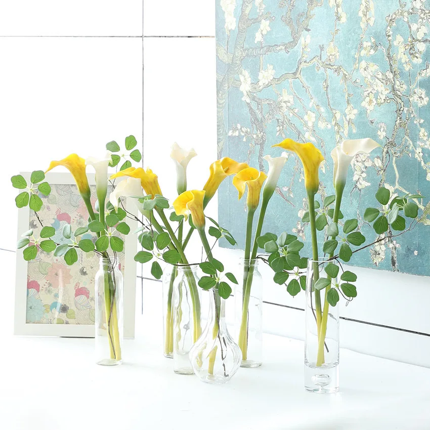 Chinese Family Decor Guanyin Lotus Leaf Home Hotel Garden Decoration Artificial Plant