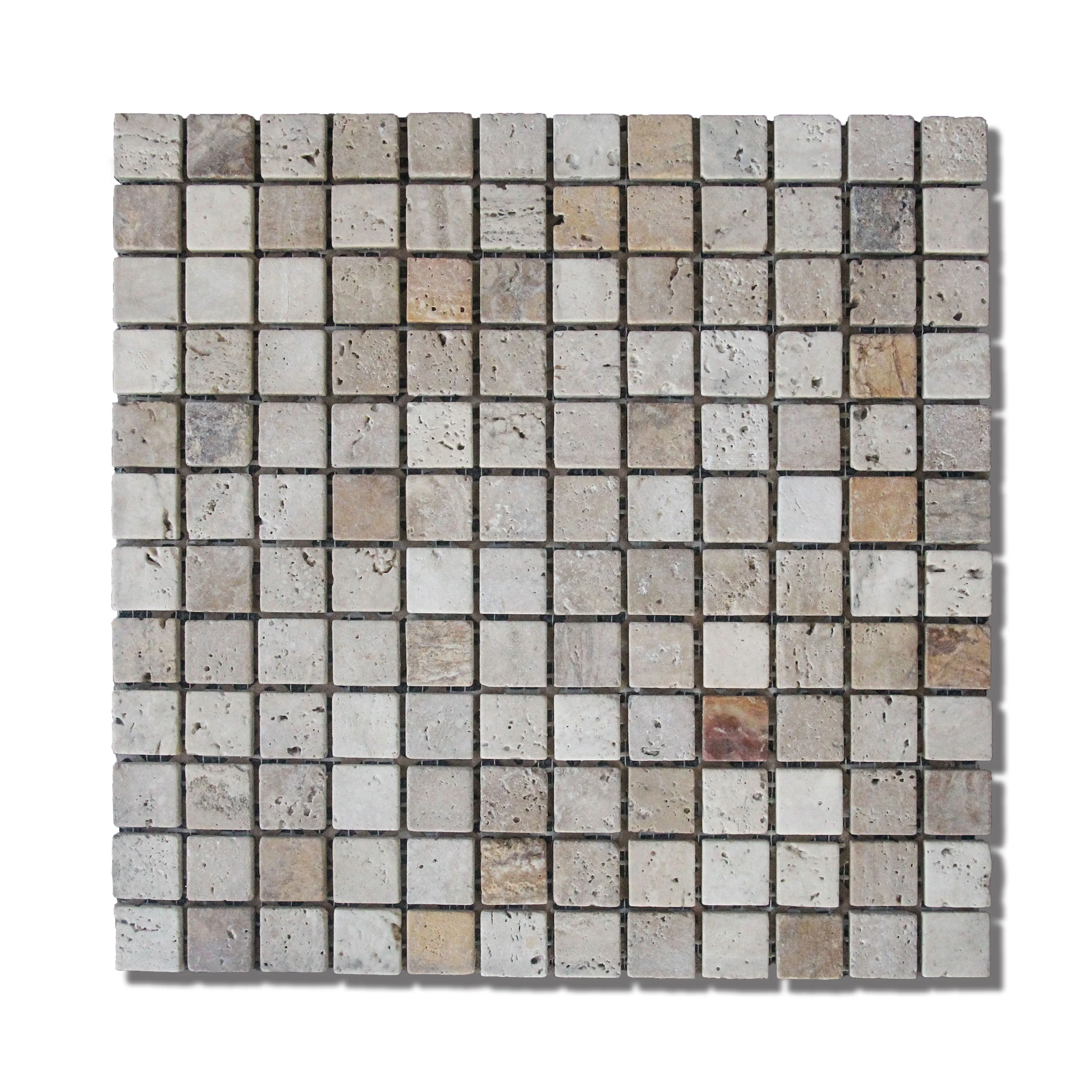 Cheap Price Waterproof Marble Floor Tile Square Wooden Marble Mosaic Tile