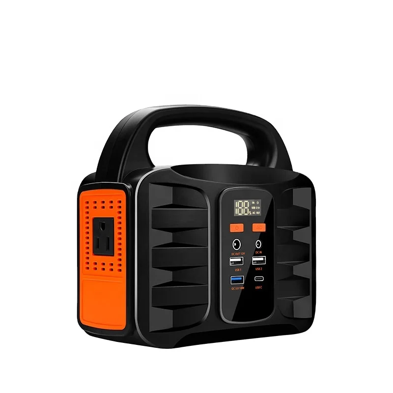 Portable power solar generator system Customized lithium power station Inverter 150w portable energy storage