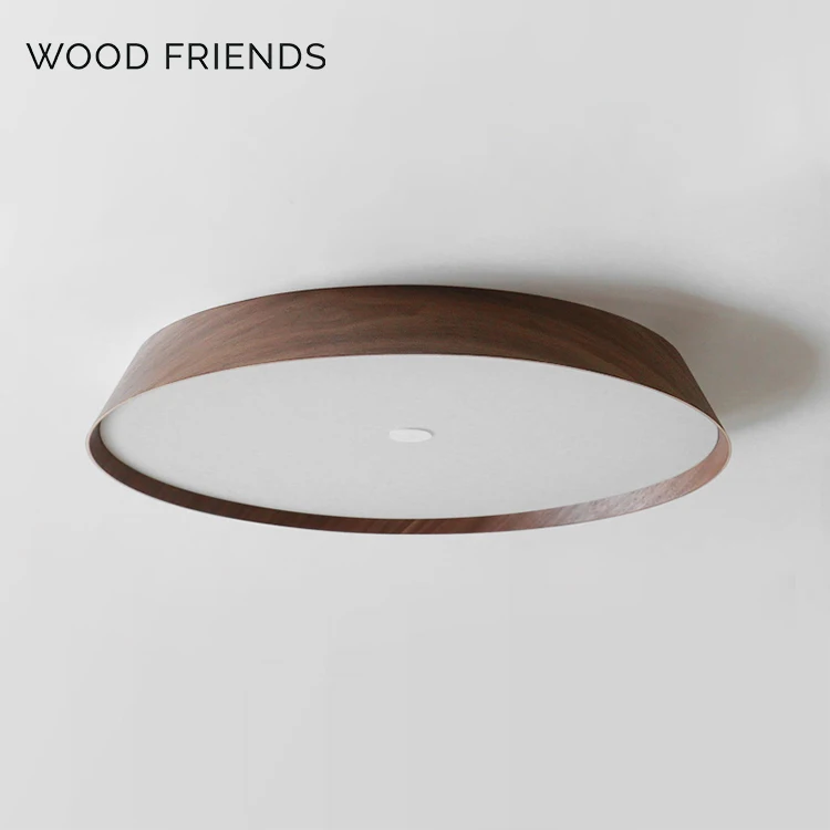 Surface Mounted Wooden Border Indoor Corridor Led Ceiling Lights For Home Ceiling Living Room