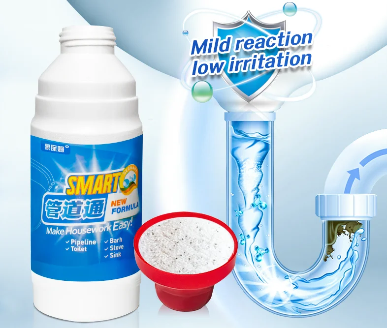 Bottled  Pipe Cleaner Detergent Drainpipe Agent Pipe Cleaner Drain Clog Removeraner Hair Waste Cleaning Supplie
