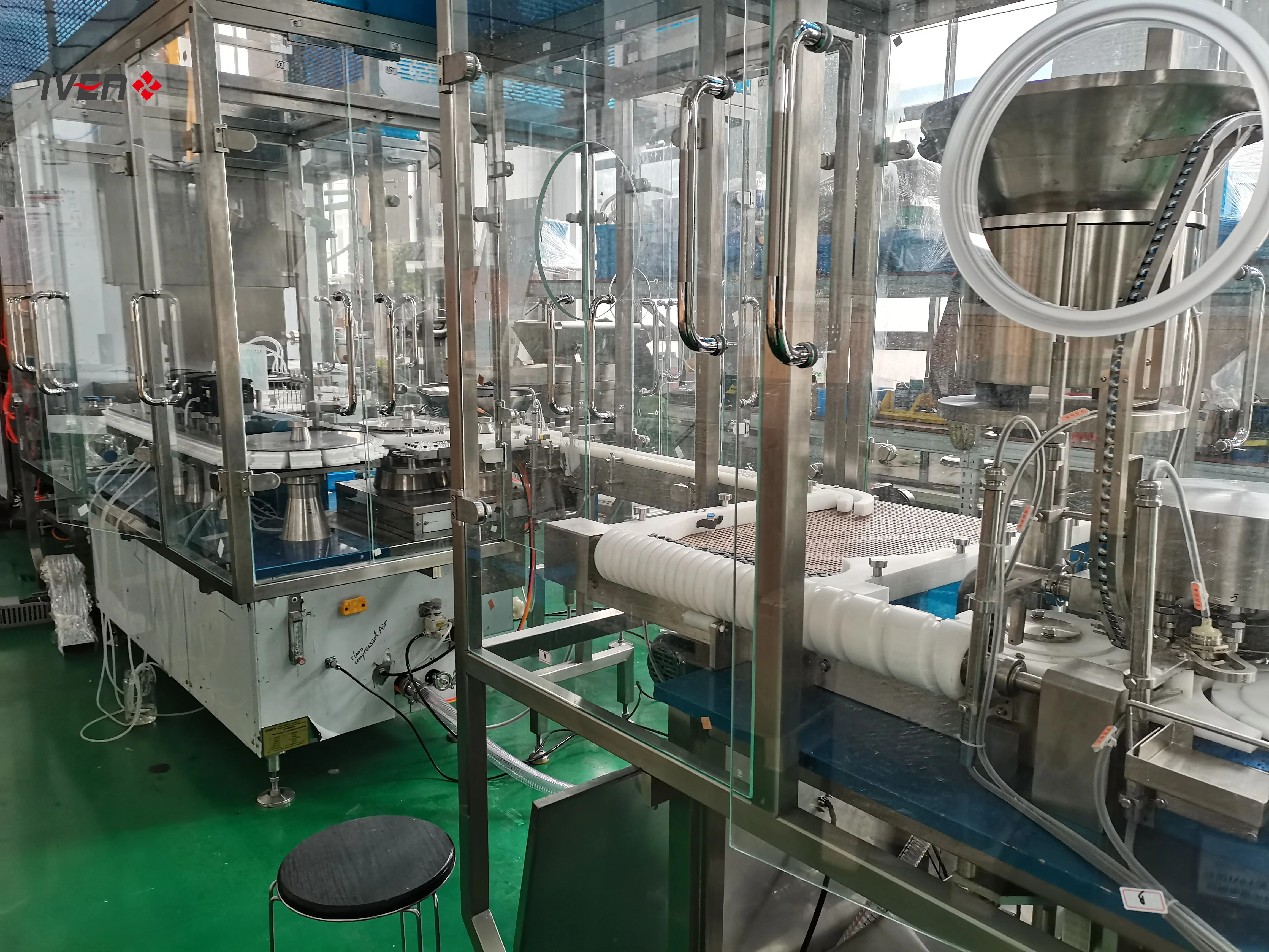 Vial Production Line Easy-To-Operate Dosing Stoppering Capping and Packing