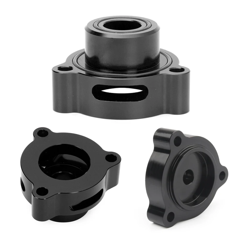 Пользовательский Cnc 6061 7075 T6 Заготовка алюминиевый обработанный турбо выдувной Клапан адаптер точная обработка услуги фрезерования