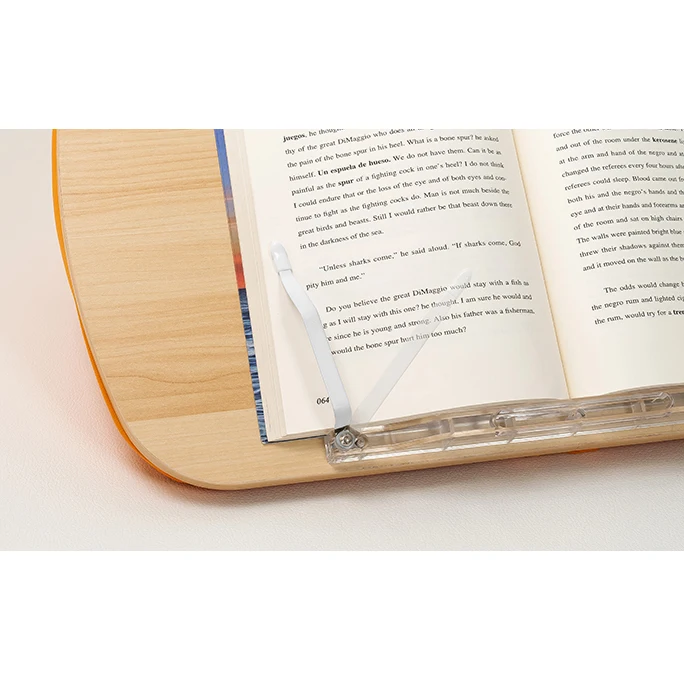 Soft Tablet Pillow Stand with Cushion Bag,Portable Laptop Stand for Bed Sofa,Wooden Lap Desk for Reading Book Stand