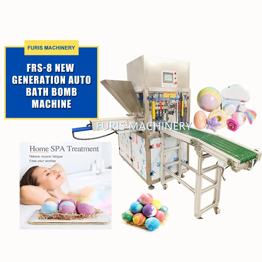 Nature colors semi-auto bath bombs press machine for kids and adults Industrial pneumatic hydraulic bubble bath shower bomb ball