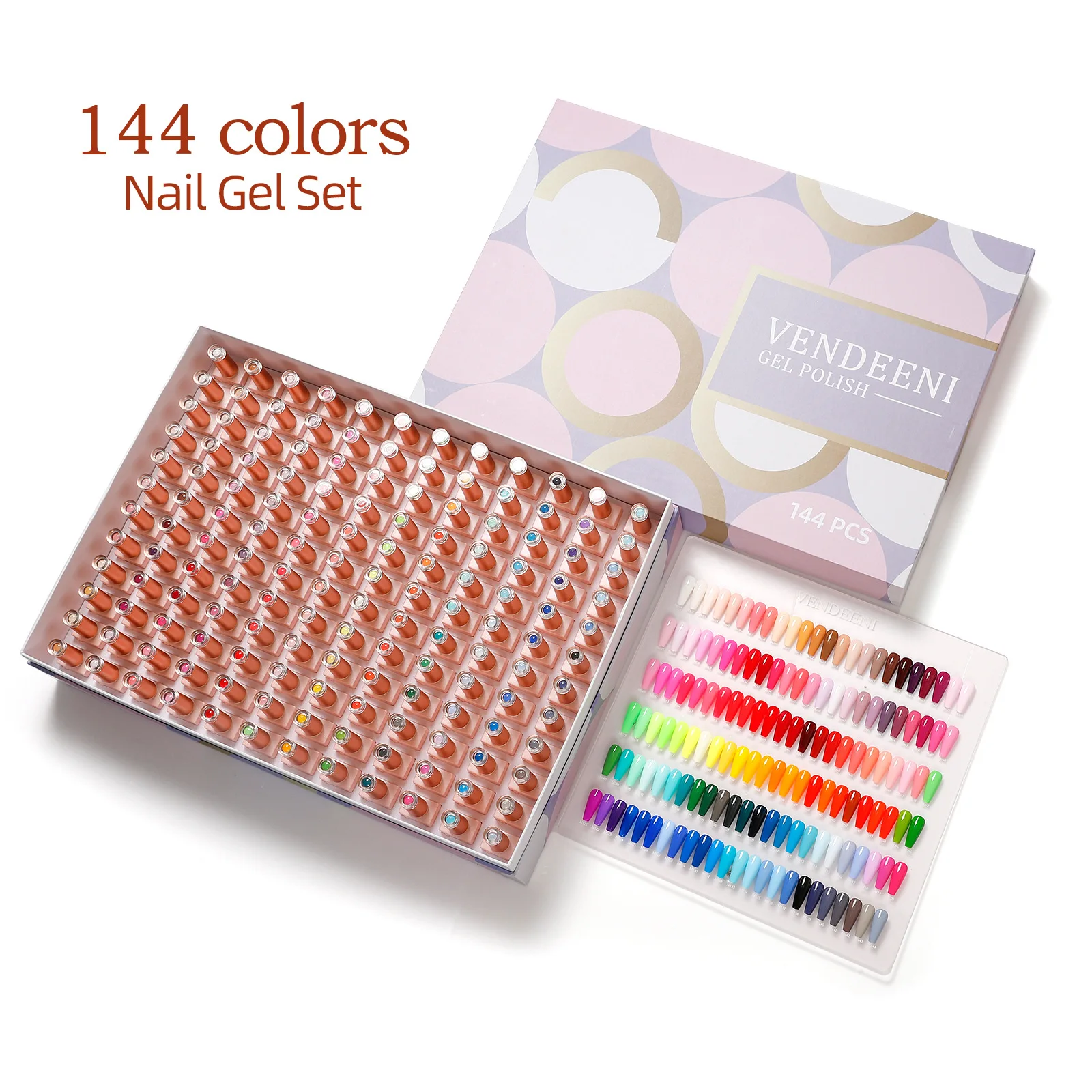 Wholesale Gel Polish Private Label Nail Polish Set Nail Art Gel Polish 144 Hot Colors Gel Nail Polish Set
