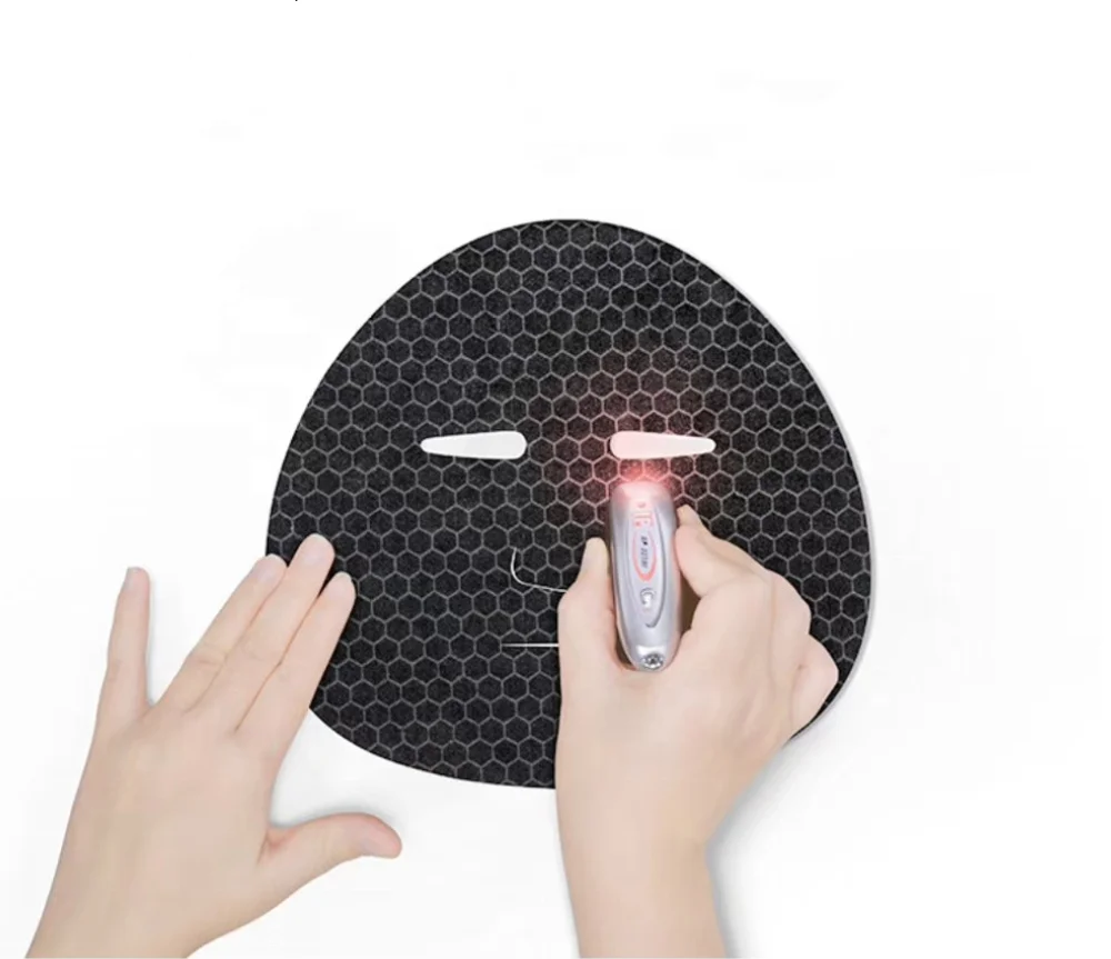 Precut Masking Sheet Graphene Black FacialMask Paper Facial Mask Patches Magic Facial Masks Pads