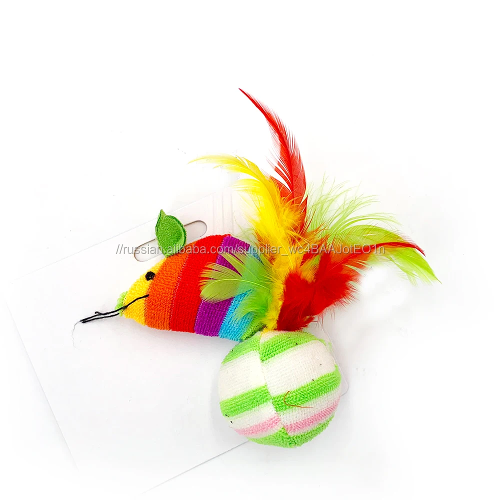 Производитель реалистичные плюшевые мышь набор обучение chaser когтеточка Кошка игрушки для животных