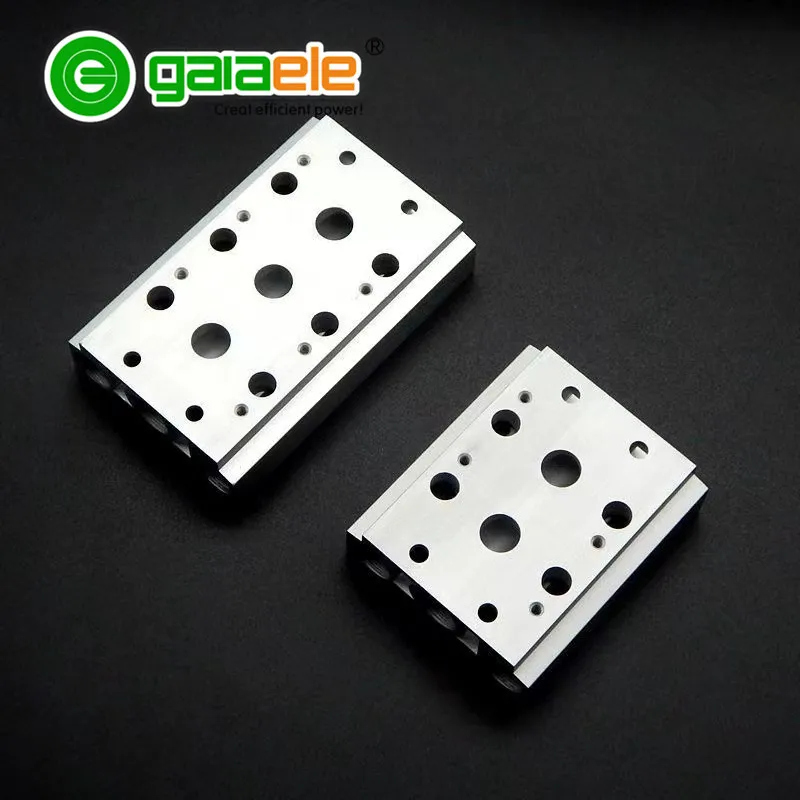 GAIA Pneumatic Solenoid Valves 4V110 4V210 4V310 Air Exhaust Manifold 100M 200M 300M Valve Plate Base Manifold With Accessories